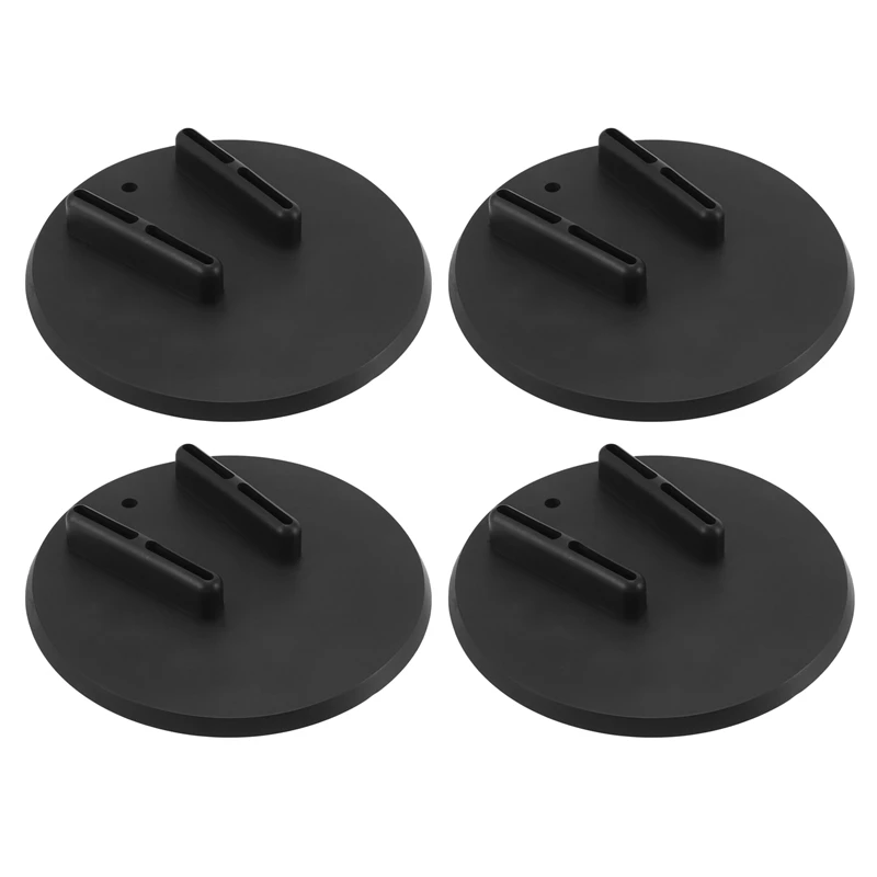 

4X Motorcycle Kickstand Pad Kick Stand Coaster Puck For Touring Sportster