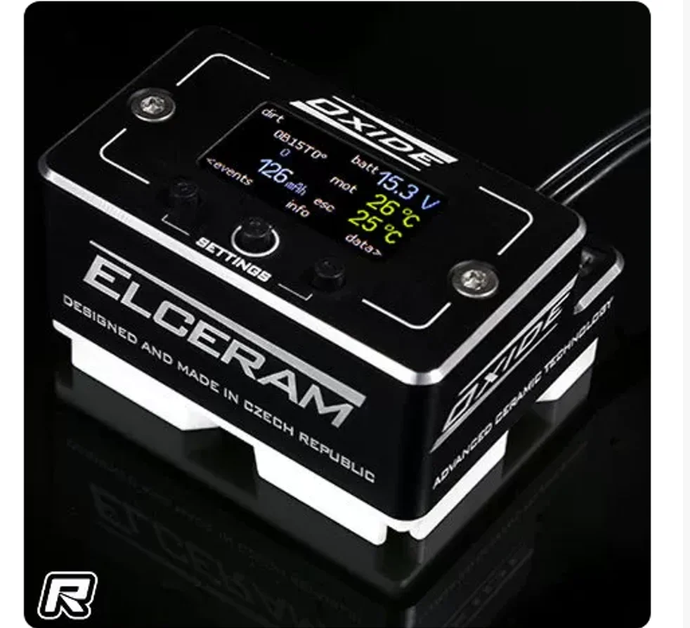 ELCERAM 1/8 OXIDE Off-Road RC Car Professional Premium Brushless Competition ESC for High Performance Racing