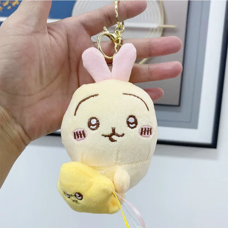 Kawaii Chiikawa Hachiware Usagi Plush Doll Toys Key Chain Schoolbag Pendant Decoration Originality Cartoon X-Mas Gifts For Girls