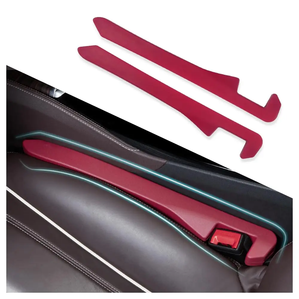 2Pcs Car Seat Gap Filler Car Seat Gap Plug Strip Side Seam  Leak Proof Seat Gap Organizer Auto Interior Decoration Car Accessory