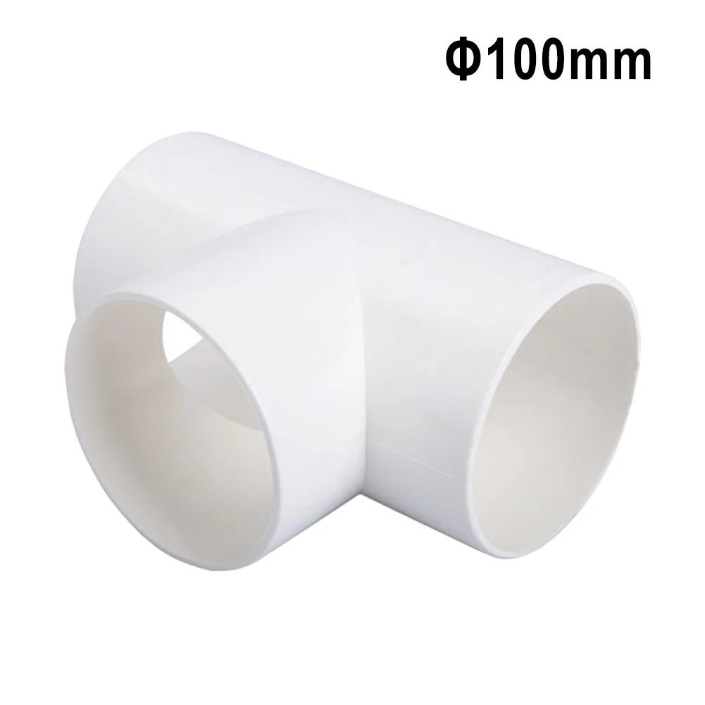

Round Ventilation Pipe T Piece Adapter for 100/150mm Dryer Hose Connections Compatible with Pipe Fans and Ventilation Covers
