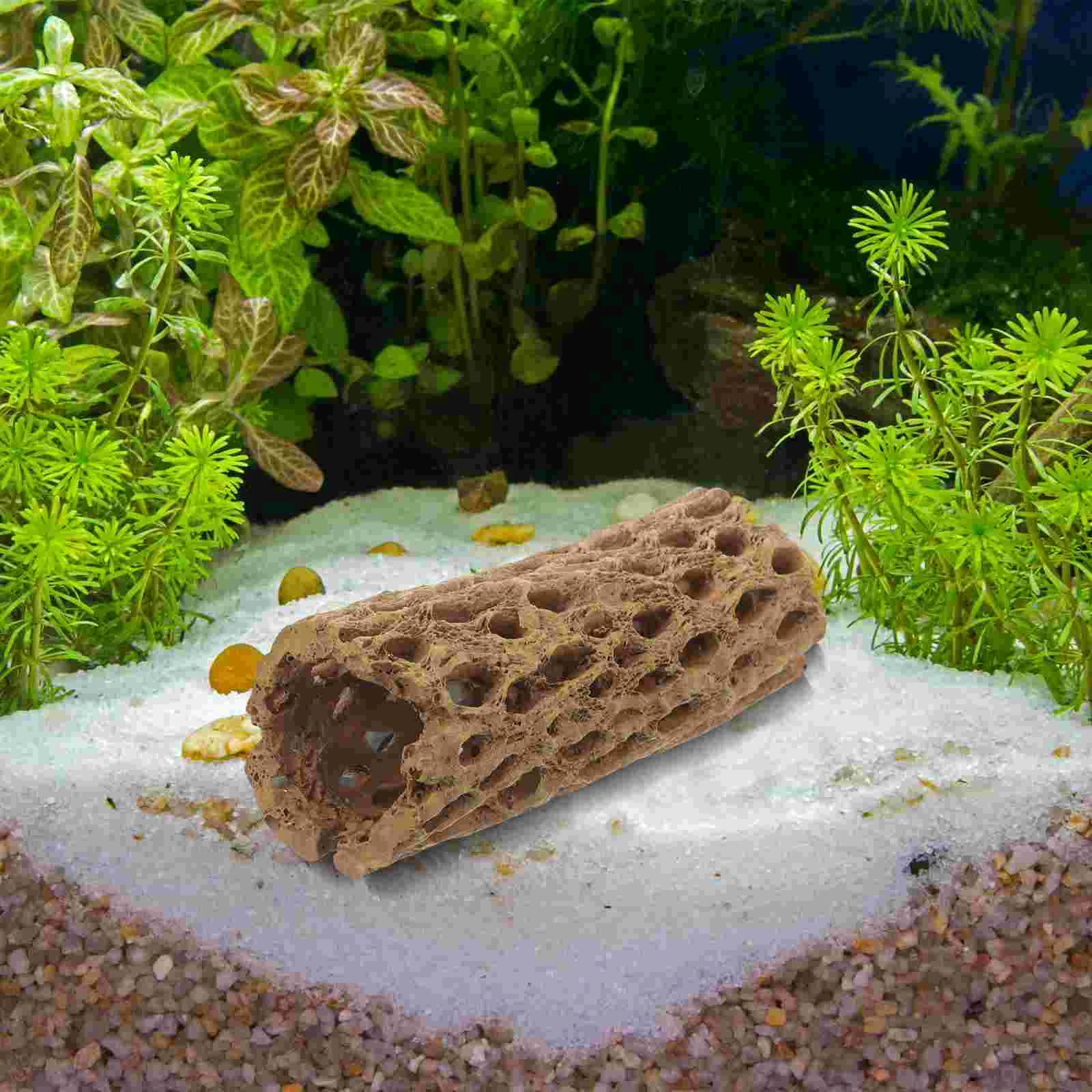 

Shrimp House Aquarium Hideout Accessories Ornament Resin Fish Breeding Cave Tank Adorn Decor