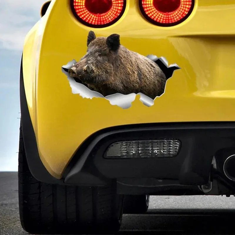 Car Sticker Wild Boar Car stickers Boar stickers Wild boar decal Forest animals Auto stickers sticker Auto 15cm