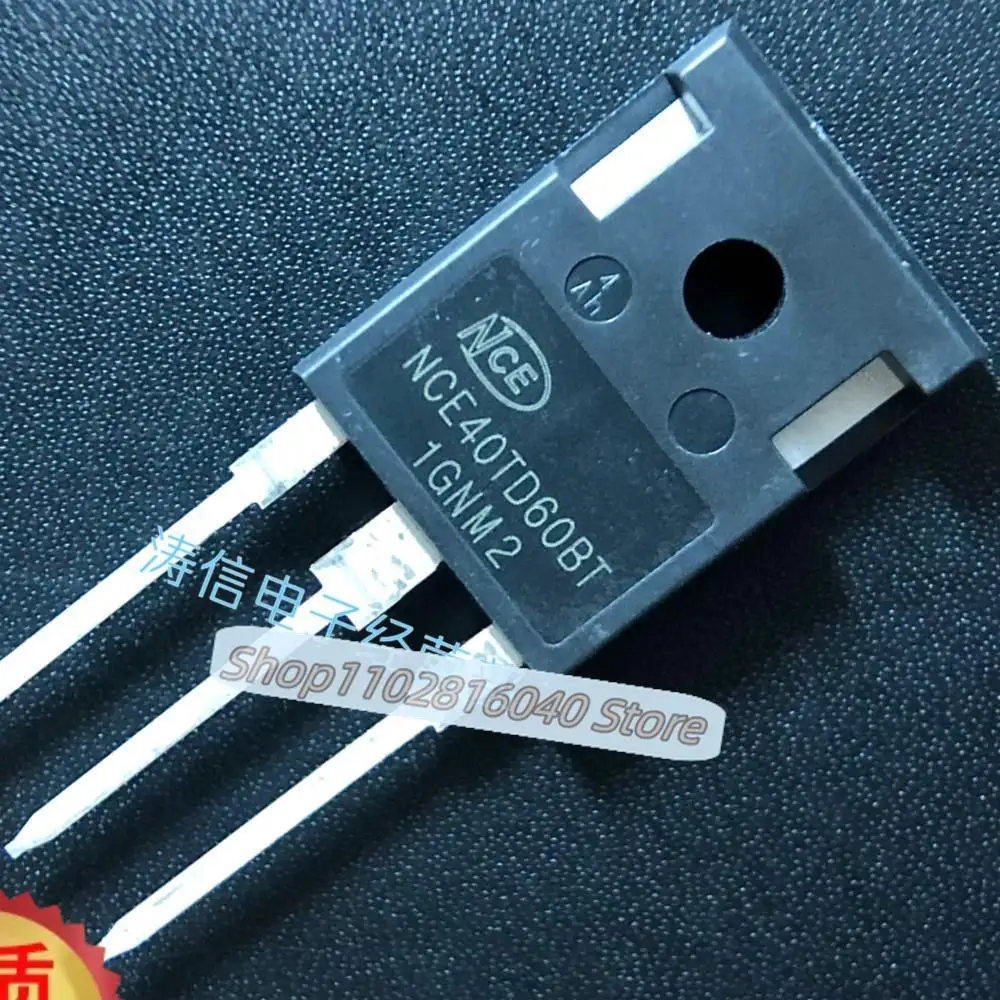 10PCS/Lot NCE40TD60BT  IGBT TO-247 40A600V Best Quality Imported Original