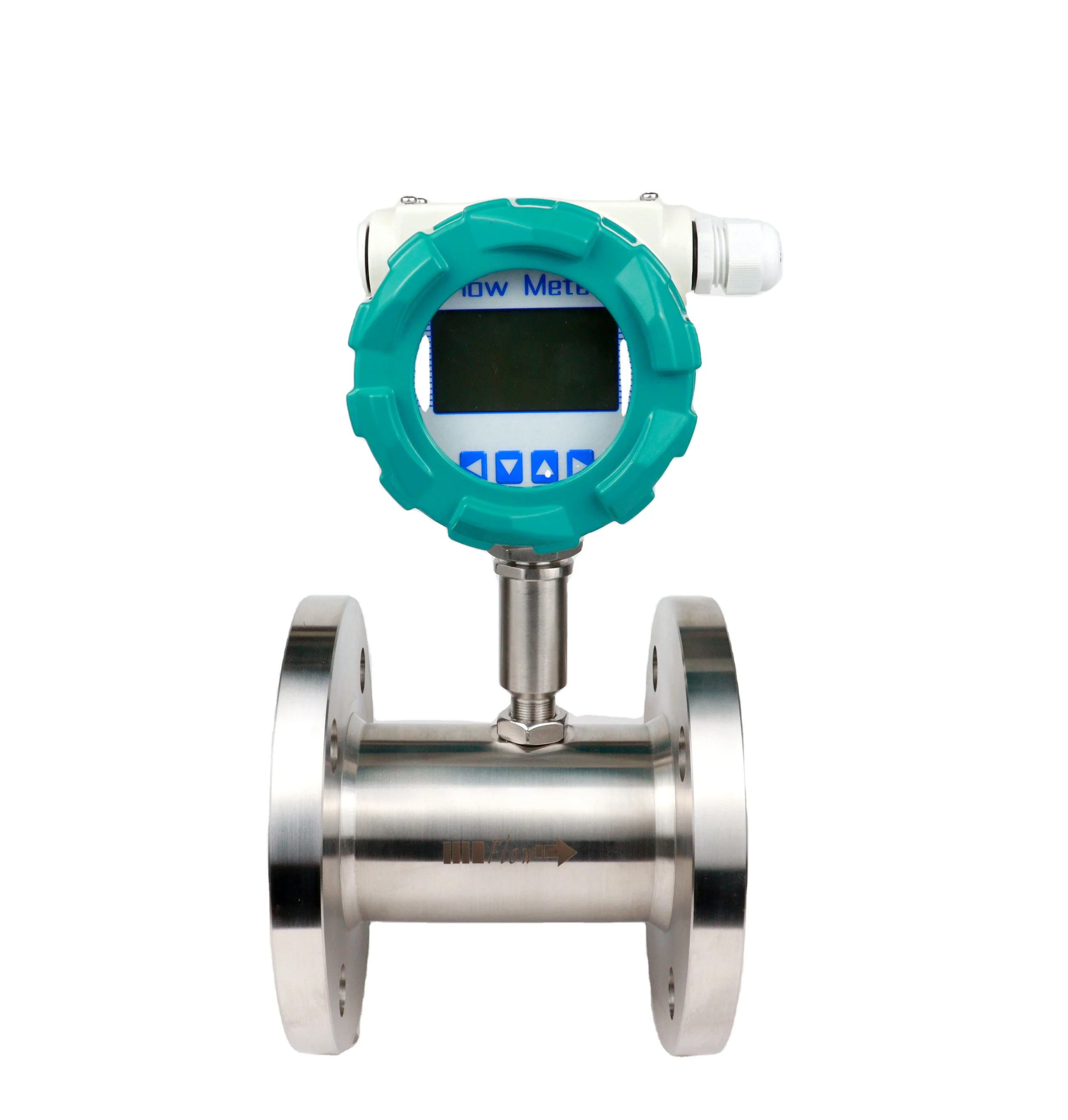 2 Inch Digital Stainless Steel Liquid Flow Meter 4-20mA Pulse Output Flange Connection For Diesel Fuel OEM Customizable