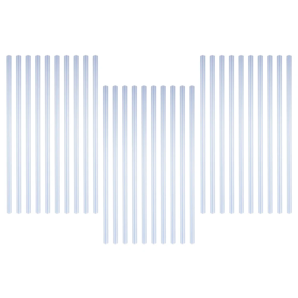 

40Pcs Transparent Slide Binders Plastic Pull Rod Clips Sturdy Bookbinding Clips for Office Documents Report Covers Sliding Bar