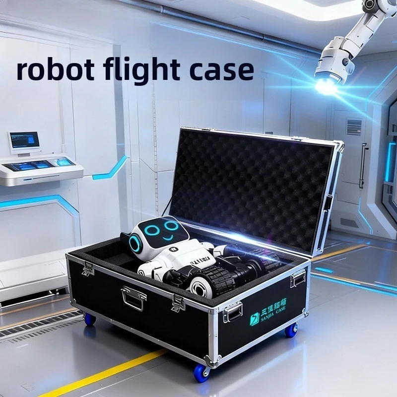 Robot Air Box Large Artificial Intelligence Machine Instrument Equipment Aluminum Alloy Box Storage Seismic