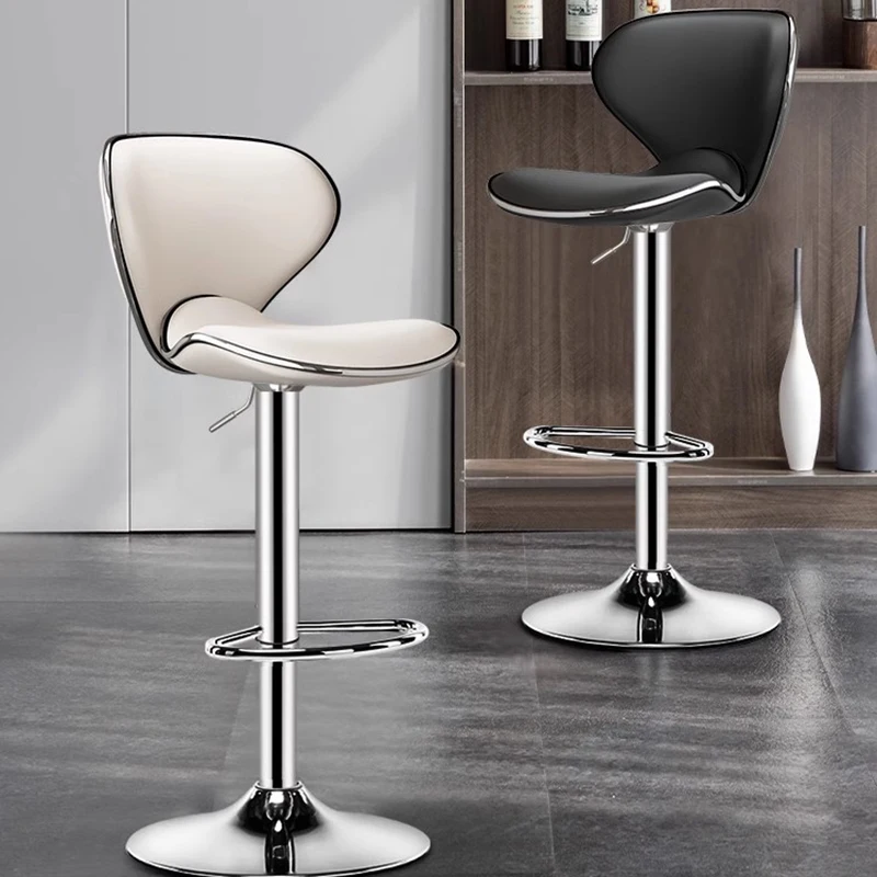 

High Stool Chair Bedroom Minimalistic Designer Bar Stools For Kitchen Gaming Reception Banqueta Alta Para Cozinha Home Decor