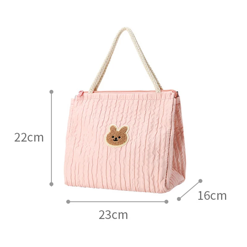 Bunny Baby Diaper Bag Thermal Insulation Children Lunch Bag Portable Maternity Handbags Mommy Bag Outdoor Travel Nappy Bags