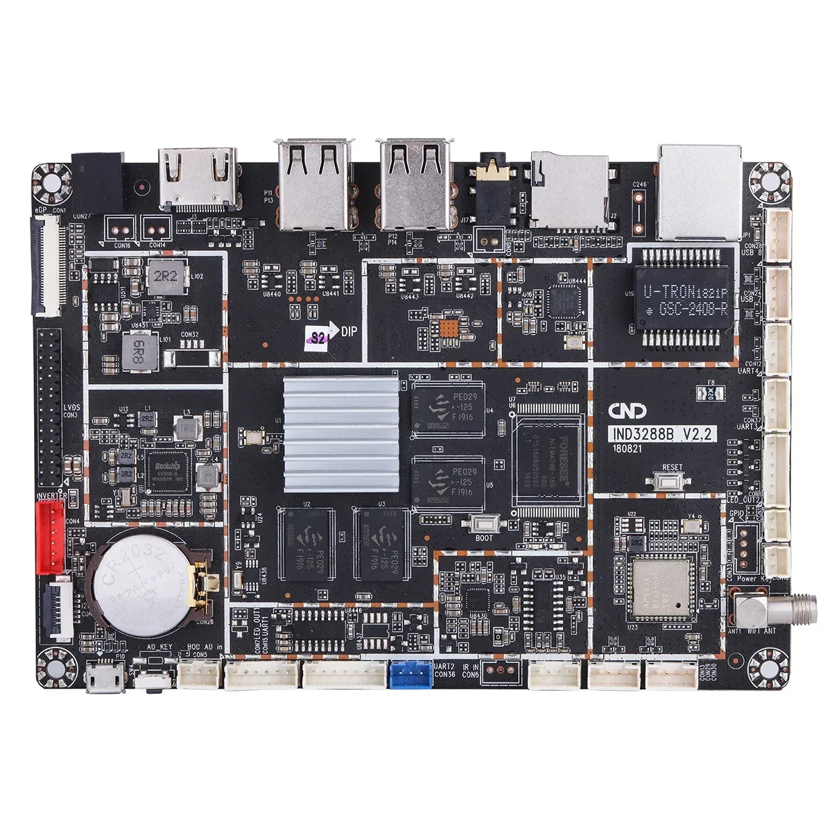 7inch Android board motherboard USB RJ45 RS232 4G lte wifi module kit for touchscreen kiosk advertising player