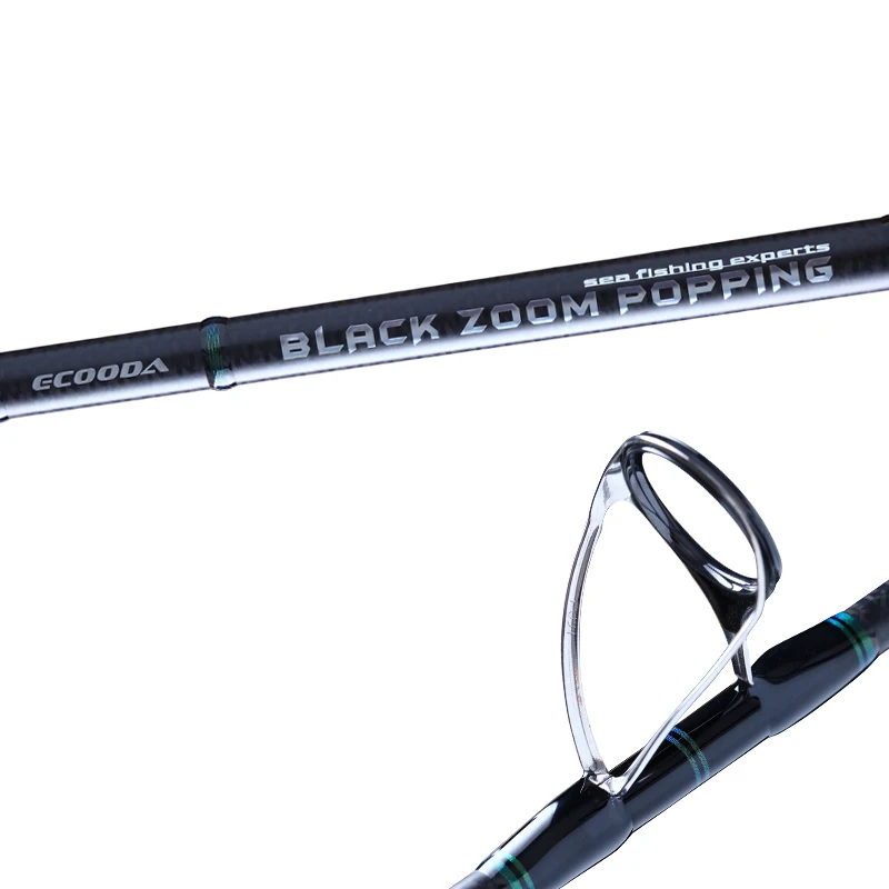 ECOODA EBZP Black Zoom Popping Rod Sea Fishing Rod Boat Popping Rod
