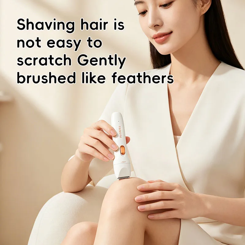 Electric Hair Trimmers for Women Waterproof Razor Painless Private Body Hair Removal Device Shaver Bikini Arm Leg Face Shaving