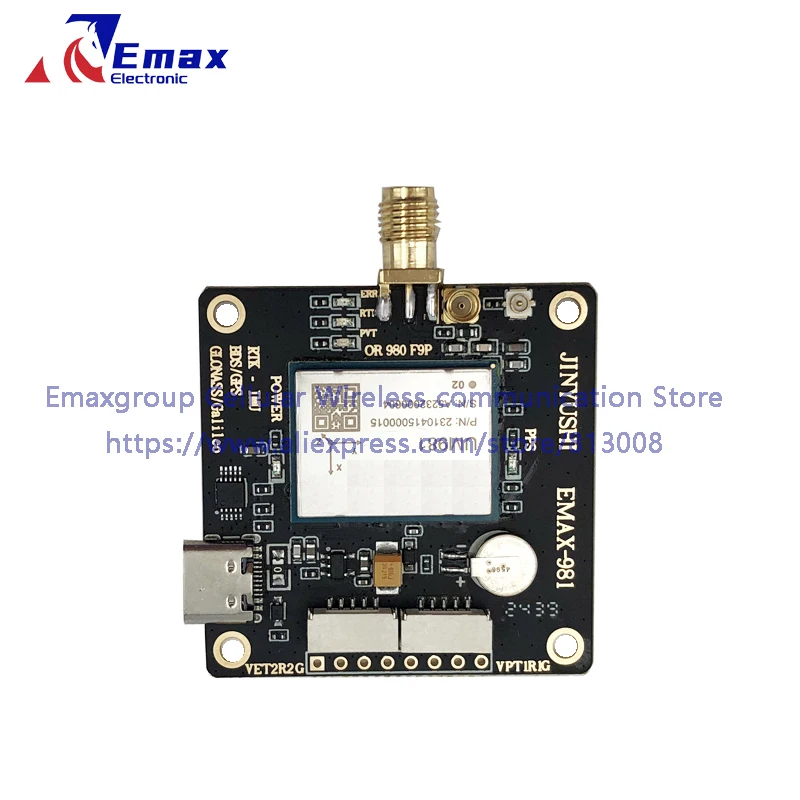 EM-981DM UM981 Core Board SMA Connector Module With EM-609 High-precision Antenna RTK GNSS Receiver