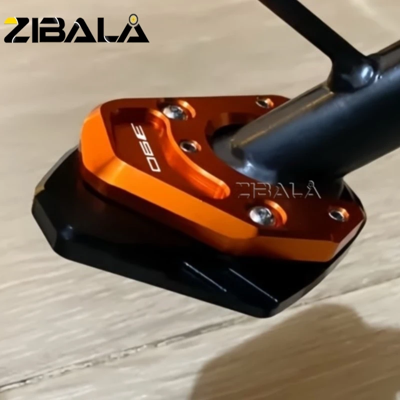 

For Duke 125 200 390 690 Duke390 2011-2023Motorcycle Kickstand Side Stand Enlarger Foot Stand Motorbike Extension Pad Plate Base