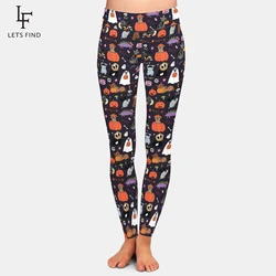 LETSFIND High Waist Sexy Women Fitness Stretch Pants New 3D Halloween Cartoon Dogs Pattern Digital Printing Casual Leggings