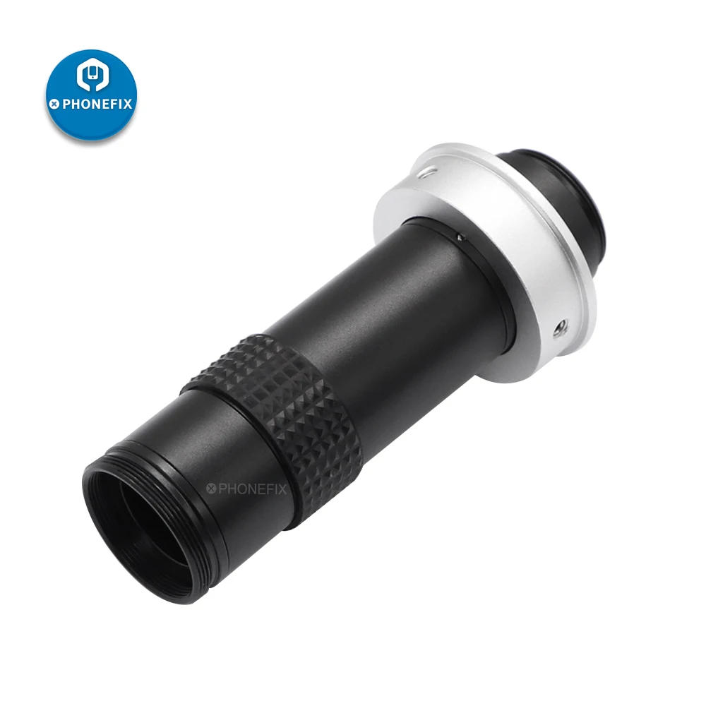 1X - 130X C mount Lens Interface Continuous Zoom C / CS interface High Coverage For CCD CMOS Industry Video Microscope Camera