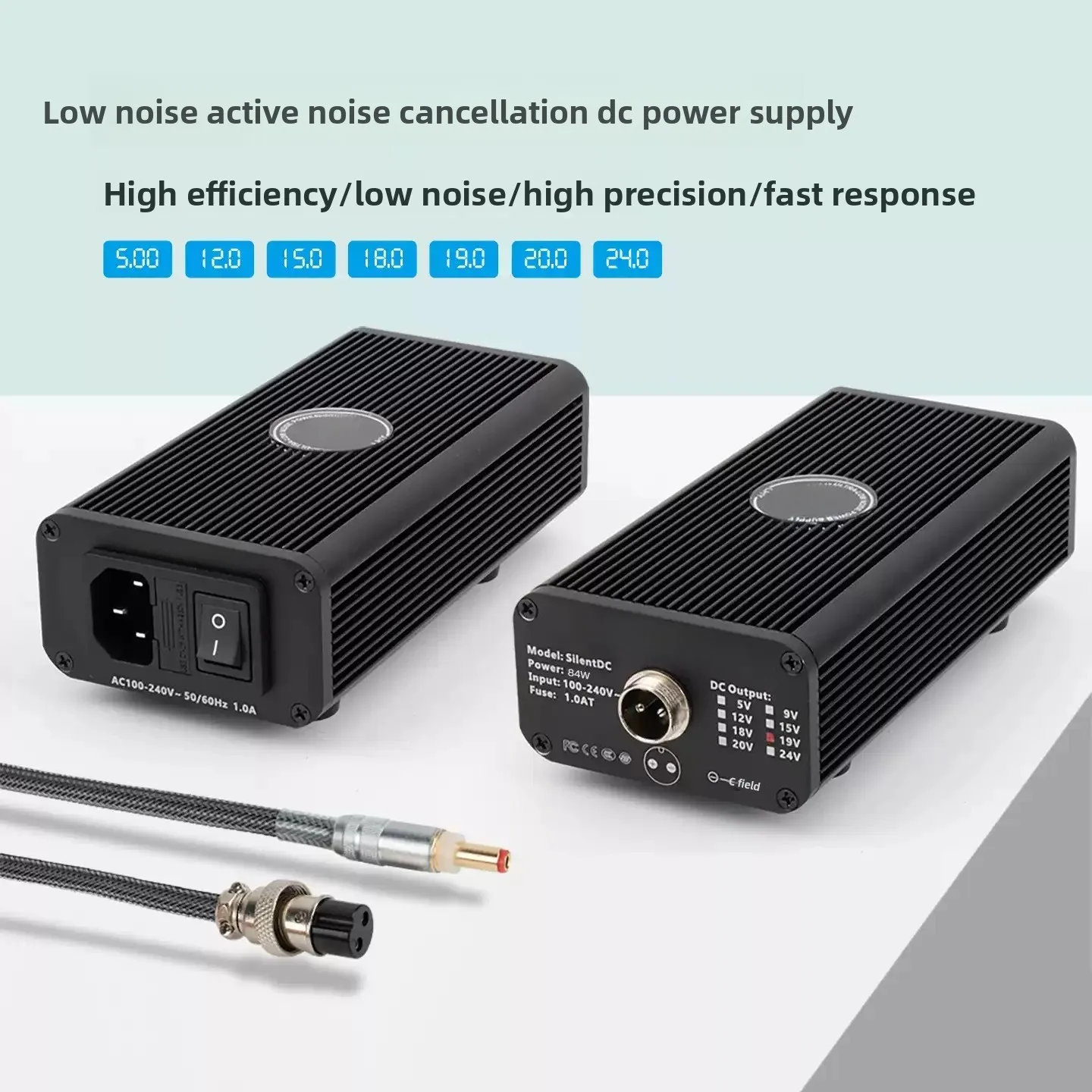 A-195 Fever UV Level Precision Low Noise DC 12/19/20V Stabilized Power Adapter
