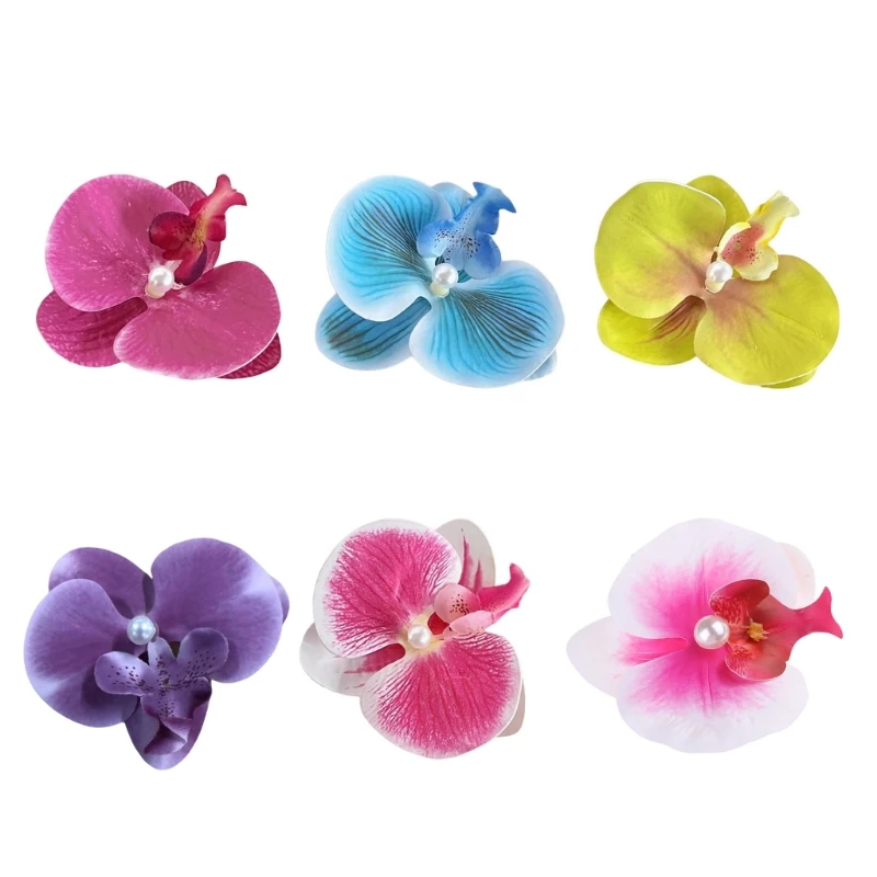 

S1Y1 Colorful Hair Accessory Beautiful Flower Hairpin Claw Hair Clip for Fashionistas