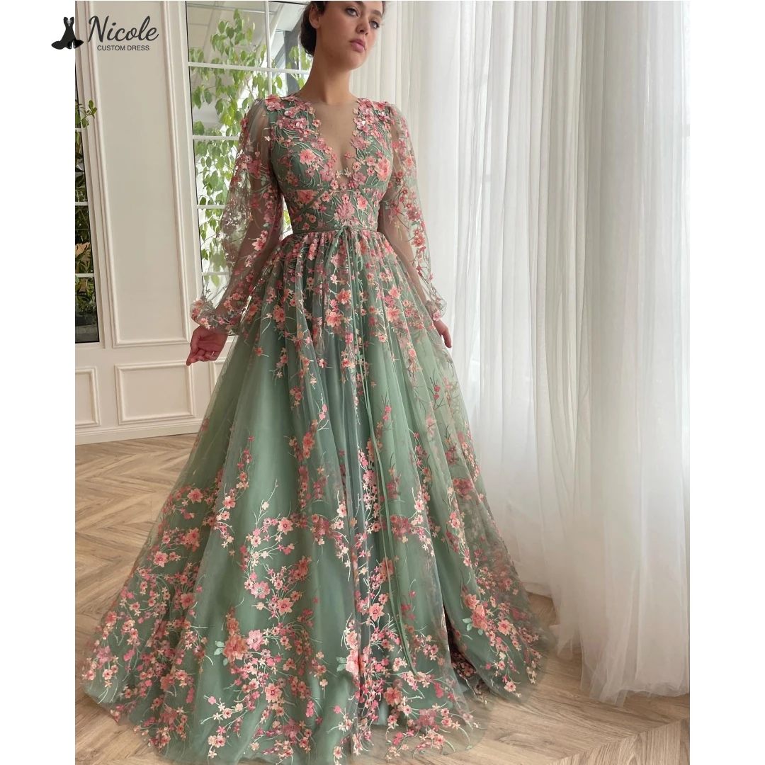 

Nicole Line A Evening Dresses Wedding Party Dress Custom Made Wide Shoulder Straps Elegant Womens Dresses 2025 Woman Robe Soiree
