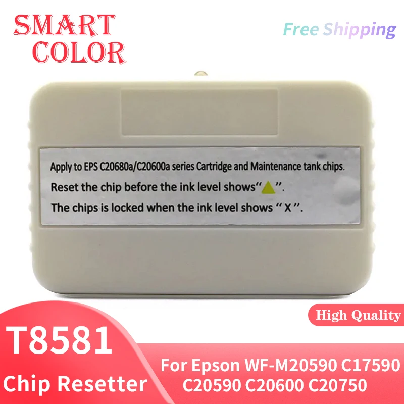 

T8581 Compatible Chip Resetter For Epson WF-M20590 C17590 C20590 C20600 C20750 C20590a C17590a C21000a C20750a C20600a M20590a