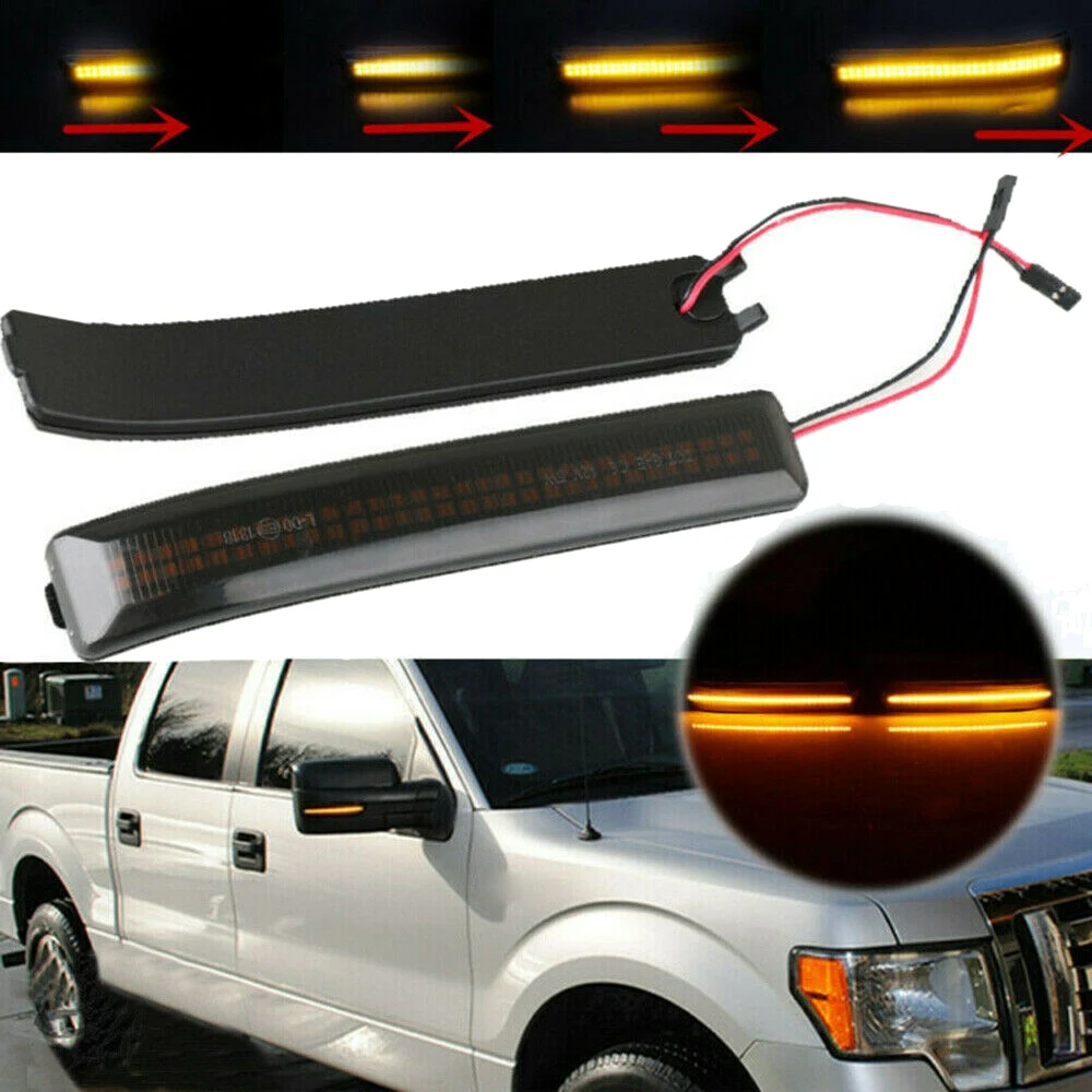 Auto führte dynamisches Blinker licht Rückspiegel licht für Ford F-Serie F-150 F150 2010-2015 Svt Raptor