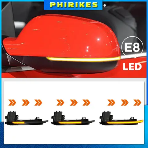 다이나믹 스크롤 LED 방향 지시등, 순차 백미러 표시기, 점멸등, 아우디 A4 A5 S5 B8.5 RS5 RS4 용 2 개
