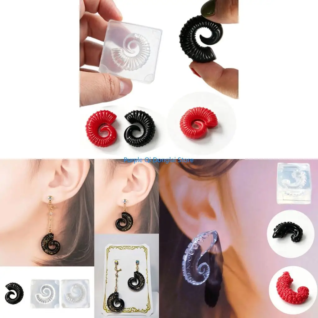 L21E Silicone Decorative Pendant Mold for Resin Art and Chocolate Work