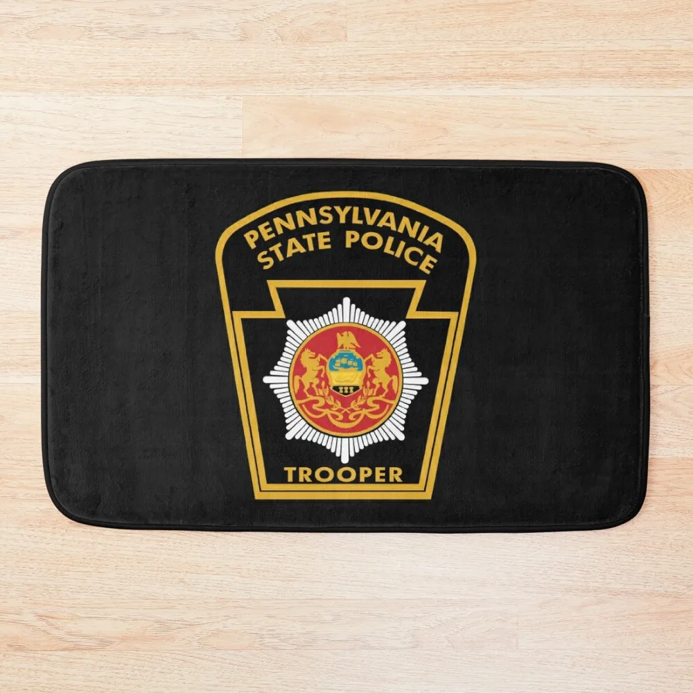 

pennsylvania state police seal Bath Mat Bathroom Floors Non-Slip Pad Mat