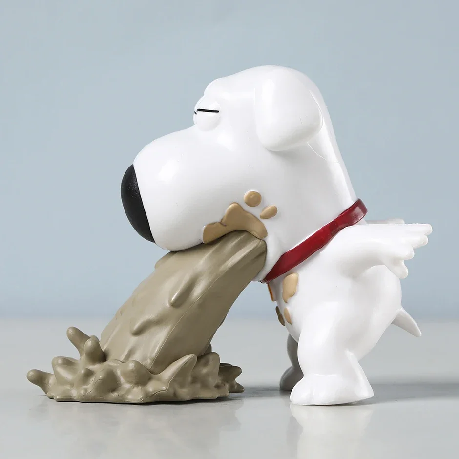 Family Guy Brian Dog PVC الشكل جمع لعبة مجسمة دمية Brinquedos