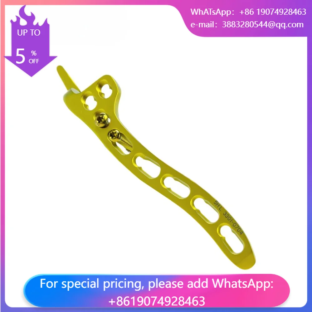 Orthopedic Implants Titanium Clavicle Plate AC Joint Reconstruction Hook Plate Factory Price CE ISO