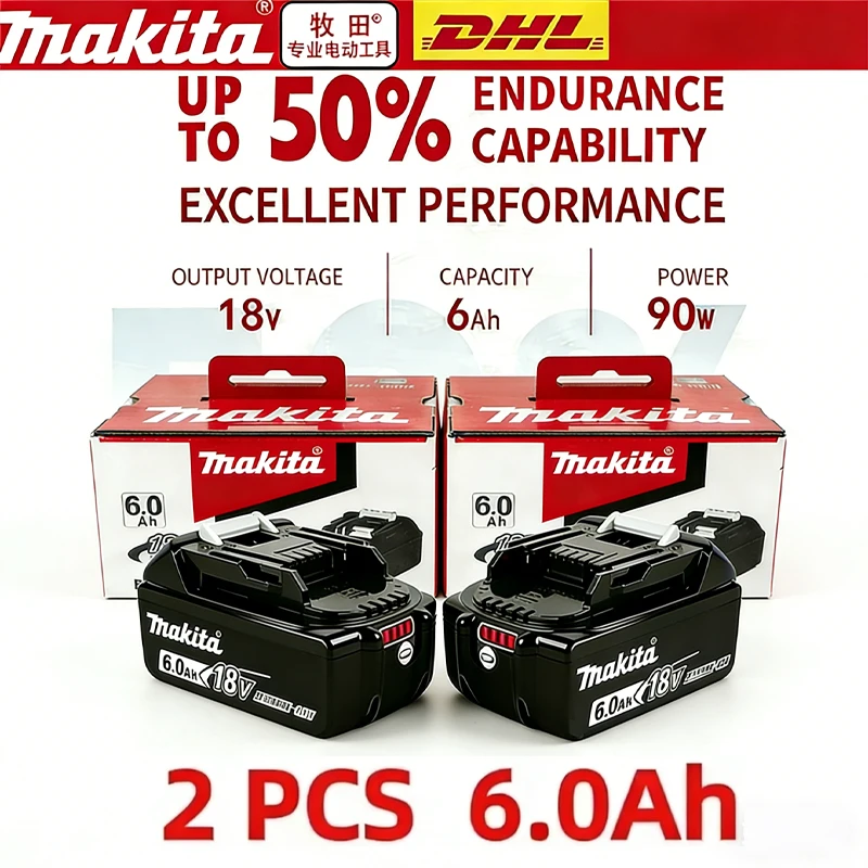 

18V Genuine makita BL1860 18V Battery Power Tools Li-ion Replacement LXT BL1850 BL1840 for 18V Screwdriver with BMS TPCELL 18V