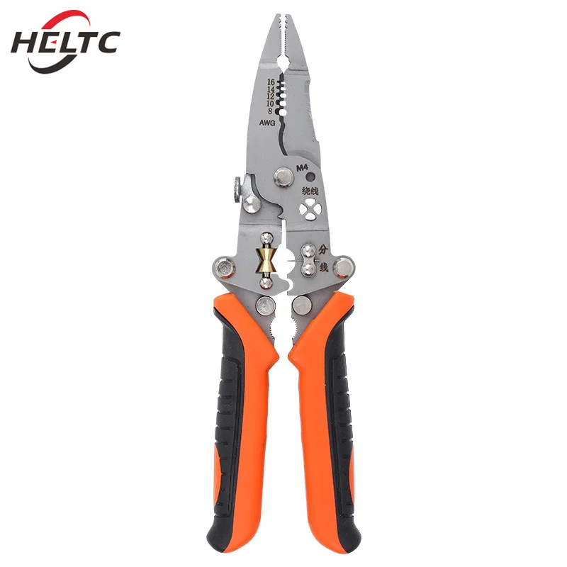 12 In 1 Universal Wire Stripping Pliers Multi-function For Wire Peeling Cutting Dividing Electrical Work Tools