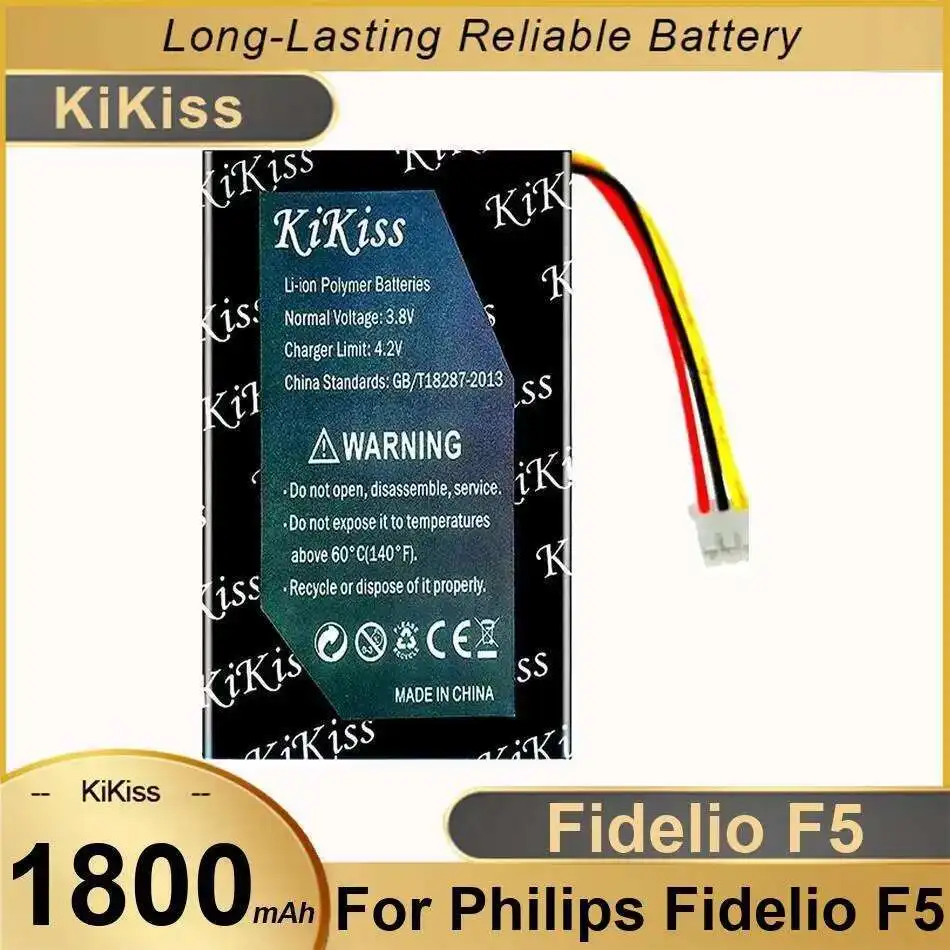 

Good Low-Temperature Performance For Philips Fidelio F5 Stereo Battery 1800Mah
