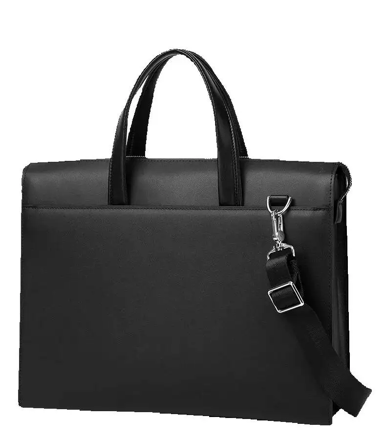 جديد الراقية حقيبة يد الأعمال طبقة علوية غير رسمية جلد البقر مكتب فاخر 15/6 بوصة الرجال حقيبة رجل حقائب رسول الرجال الجلود #6