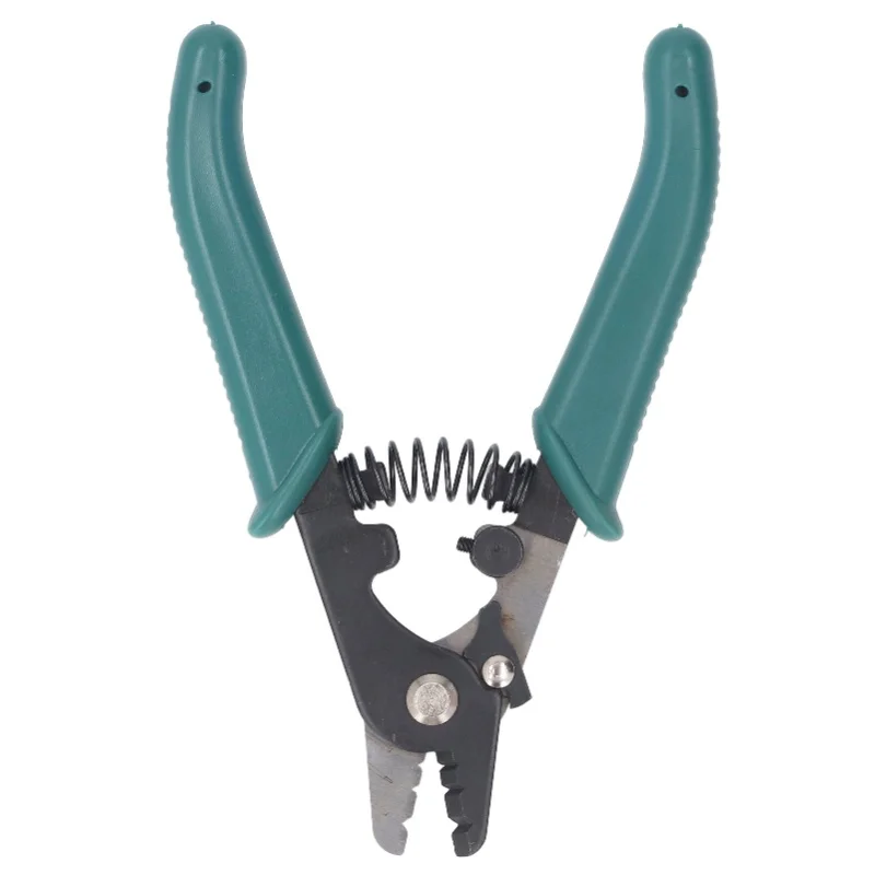 Fiber Optic Stripper 3 Hole Adjustable Aperture Auto Reset Ergonomic Wire Stripping Tool For Electrical Work