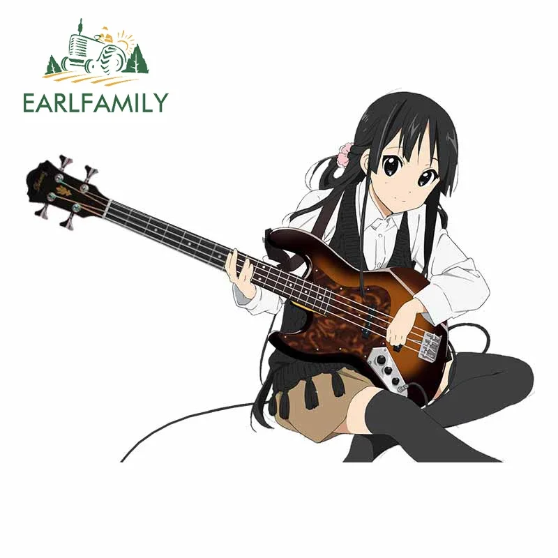 

EARLFAMILY 13cm X 9.4cm Nakano Azusa Car Stickers Graffiti Decal Waterproof Windows Sticker Motorcycle for VAN JDM RV Decoration