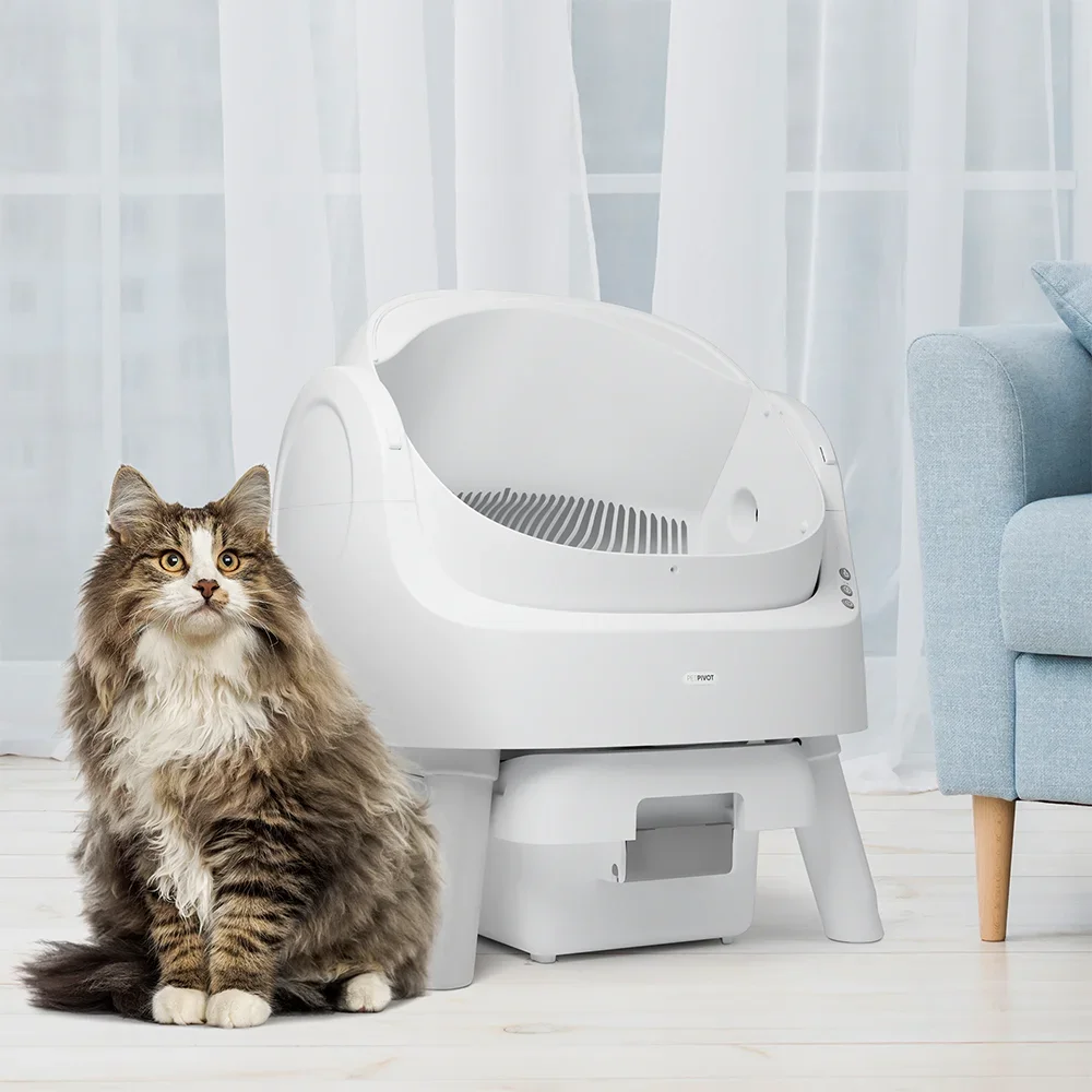 Petpivot Popular Cat Accessories Automatic Self- Cleaning Cat Box Pet Electronic Products