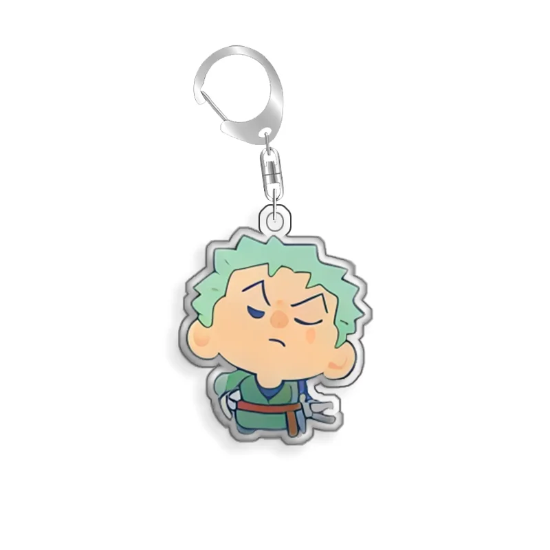 Keychain OP OPTCG Card Charlotte Pudding Bepo Backpack Pendant Anime Game Fans Gift Recycled Acrylic Decoration Rare Card Toy view 5