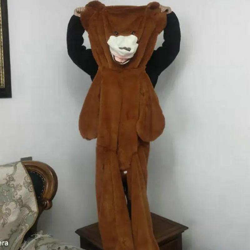 100cm-260cm America gigante orso peluche pelle morbida popolare compleanno e regali di san valentino per ragazze ragazzi regalo