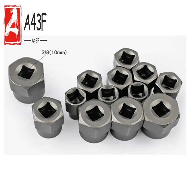 

A43F-Screws & Bolts Extractor Set With Hex Adapter, Out Broken Lug Nut Extractor Stripped Screw Remover Set