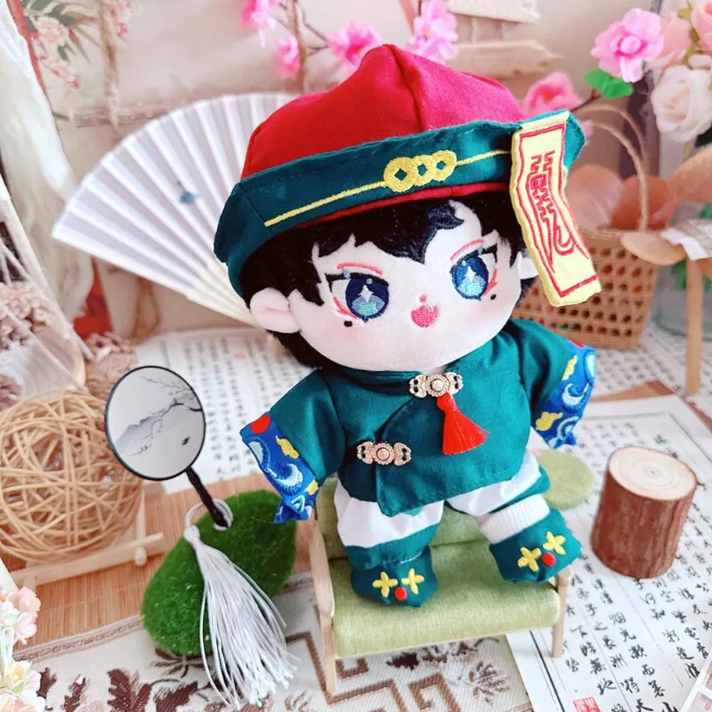 Cosplay halloween algodão boneca roupas conjunto vestir-se kawaii algodão boneca zumbi terno moda bonecas verdes roupas boneca acessórios