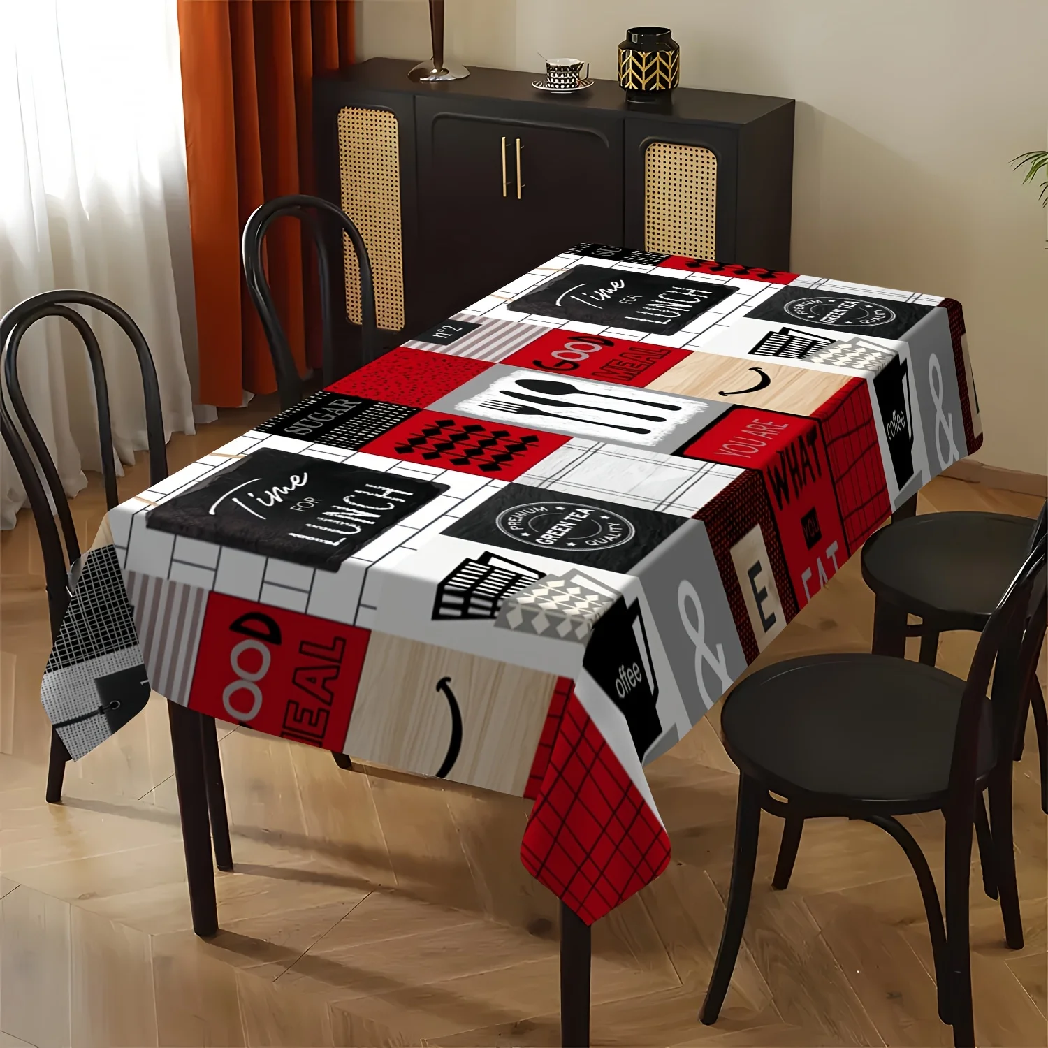 One vintage tablecloth - featuring the 