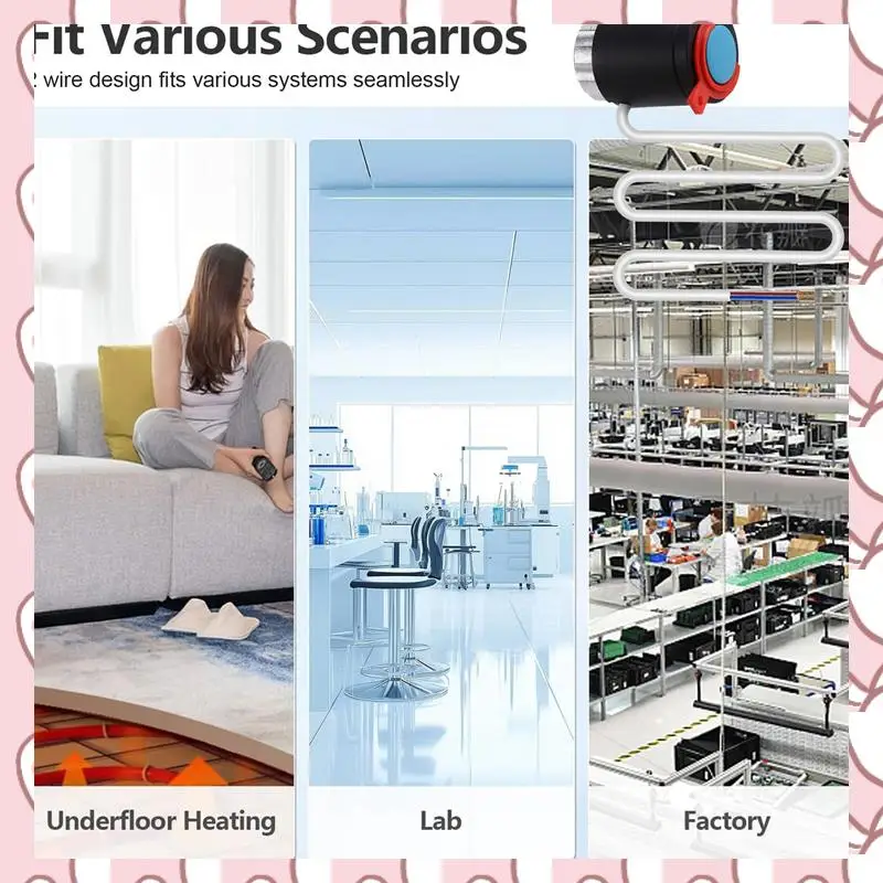 

HHTL нормально закрытый клапан для подогрева пола для термостатов для подогрева пола, электрический привод переменного тока 230 В, коллектор M30x1,5