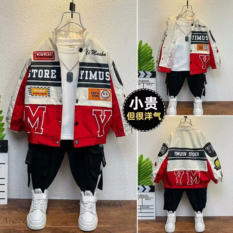 Boys Baseball Jackets Baby Clothing Jackets Coats For Teenage Boys Sports Outerwear Coat 2024 New