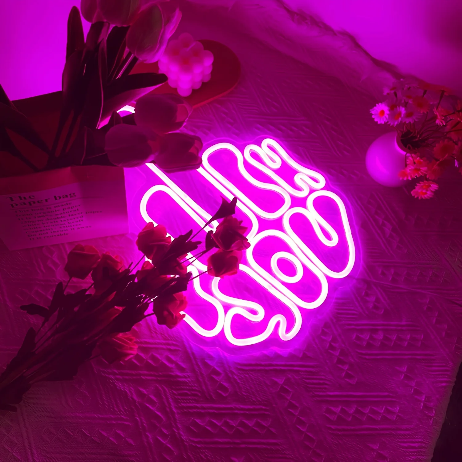 Expressive LED Neon Sign Fu** You Neon Light USB Powered Dimmable for Edgy Room Gaming Spaces Unique Wall Decor Gift for Friend
