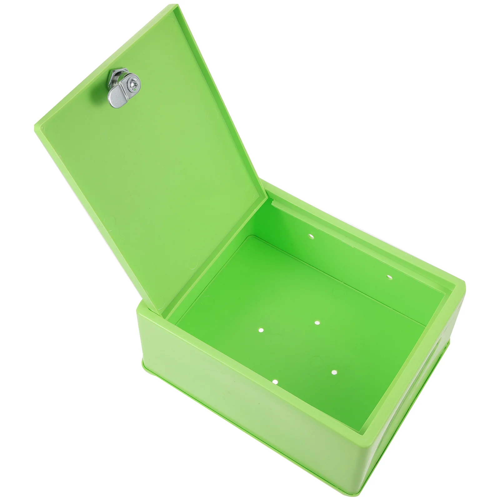 

Garden Hanging Storage Box Large Capacity Lockable Outdoor Plastic Organizer for Tools Garden Storage Box