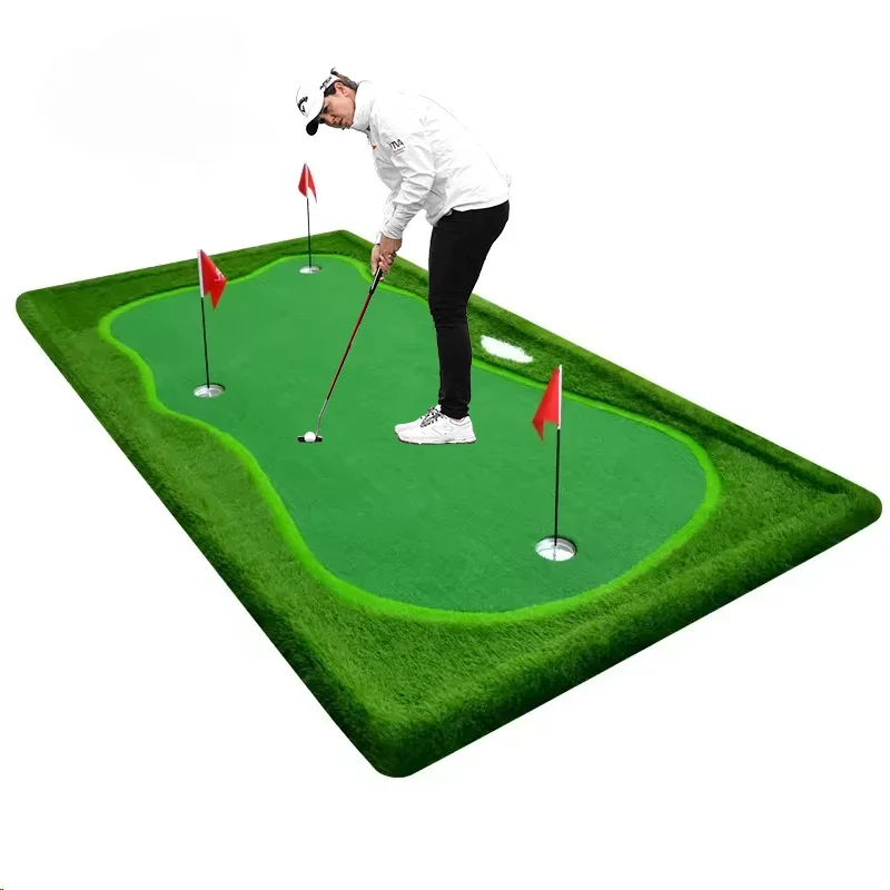 Hot Selling Nice Design Golf Putting Green Professional Putting Mat Custom Golf Mat for Office Home Backyard Use