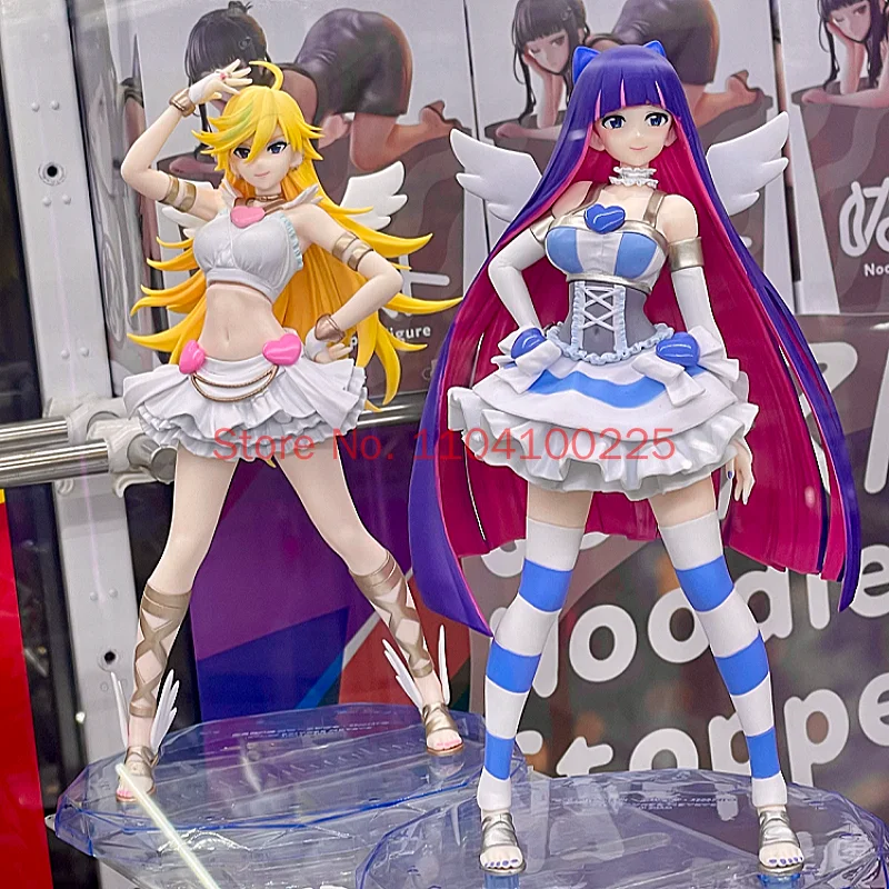 

Original SYSTEM SERVICE BRILLIANT New PANTY & STOCKING with GARTERBELT Anime PANTY & STOCKING Action Figurine Toys PVC Model