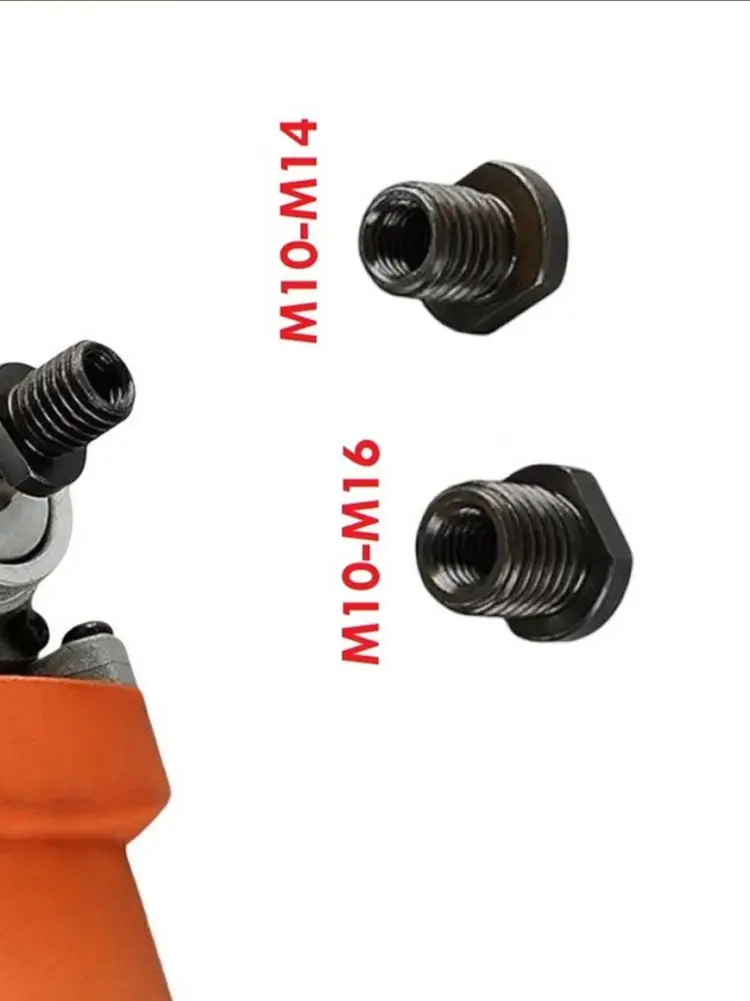 2pcs M10 To M14/M16 Thread Converter Connector Angle Grinder Thread Adapter For Angle Grinder Cutting Disc Saw Blade Power Tool