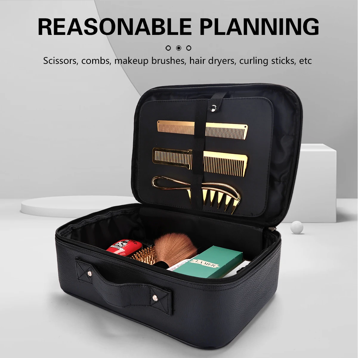 Skin Hair Scissor Salon Tool Bag Professional Barber Hairdressing Tools Large Capacity Waterproof Storage Box Portable Suitcase